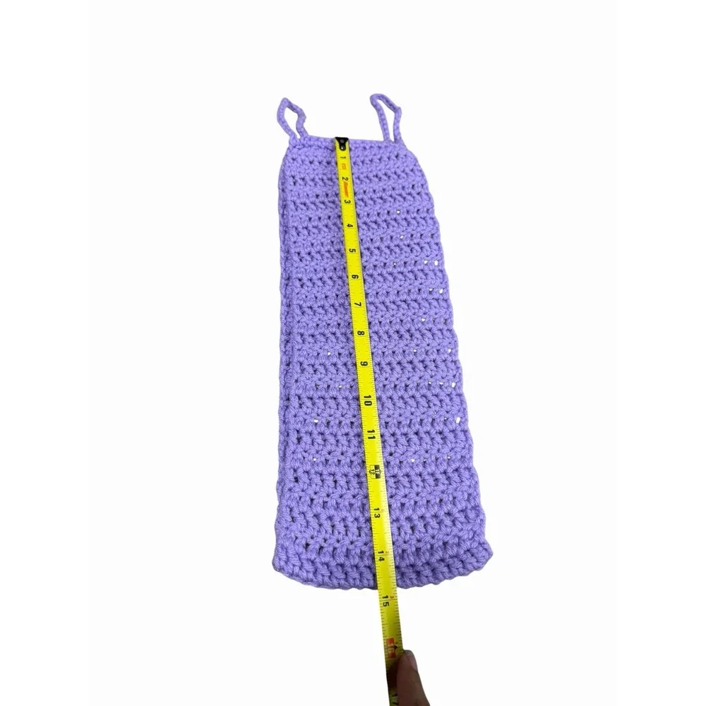 New Crochet Handmade Hanging Toilet Paper Roll Holder Bathroom Accessory